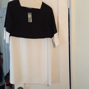 Dress; Black top, White bottom, NEVER Worn